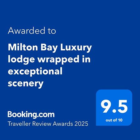 Milton Bay Luxury Lodge Wrapped In Exceptional Scenery Morenish Eksteriør billede