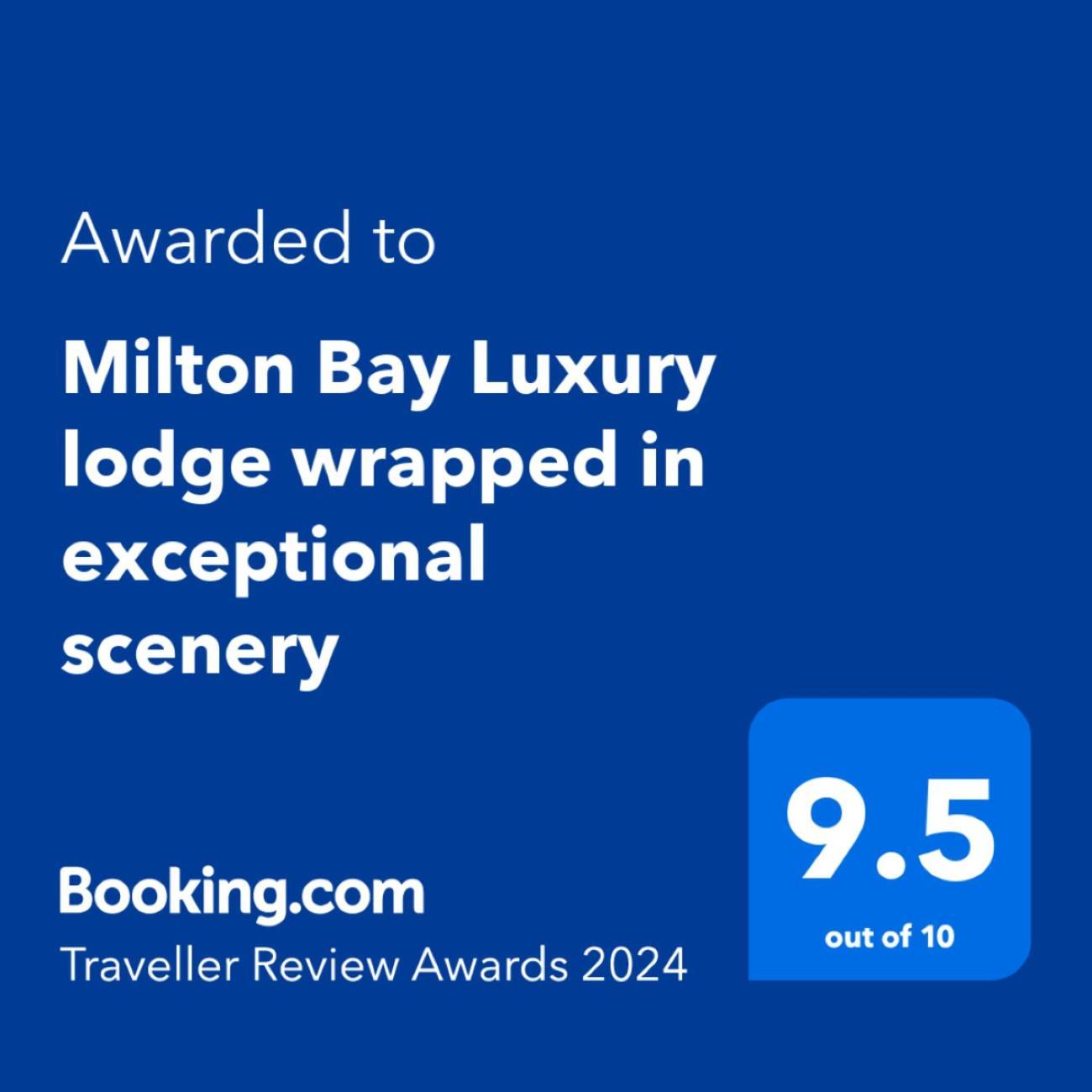 Milton Bay Luxury Lodge Wrapped In Exceptional Scenery Morenish Eksteriør billede